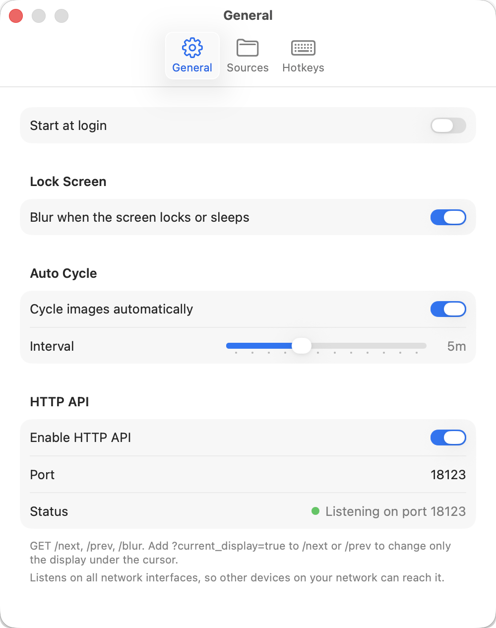 wp settings panel screenshot